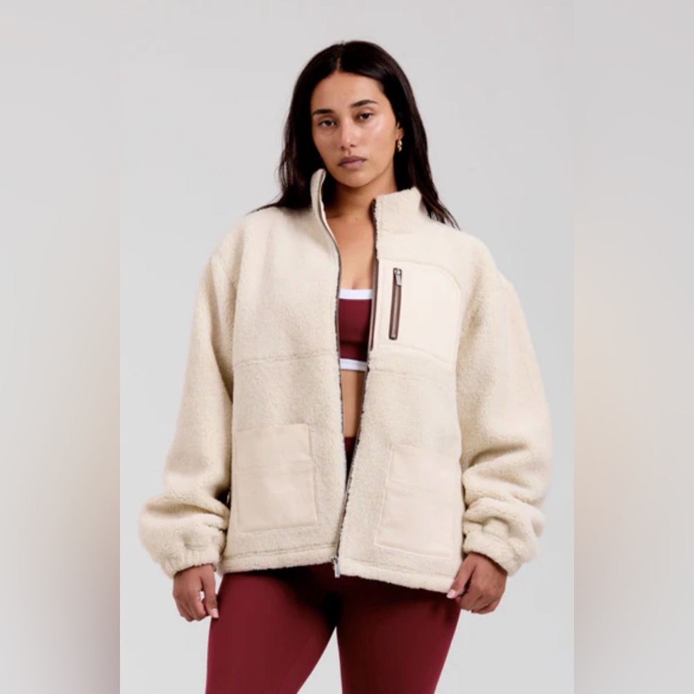 Women's Cozy Cream Teddy Jacket